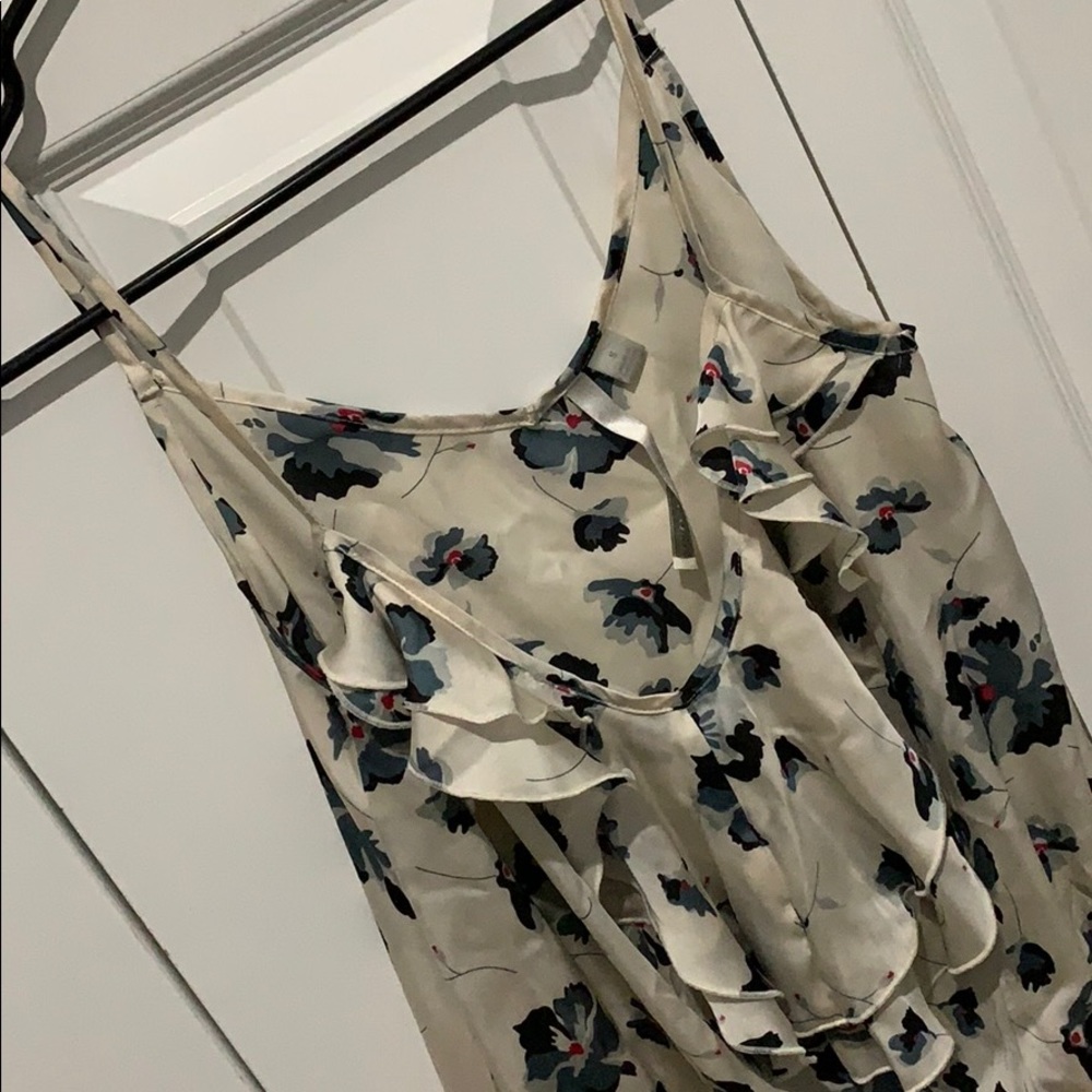 S-Floral Silk Tank Top- Lauren Conrad